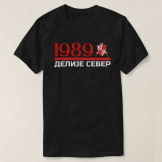 1989 Delije Sever Rood Wit T-shirt