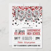 1989 High School College Reunion Uitnodiging (Voorkant)