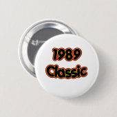 1989 Klassiek Ronde Button 5,7 Cm (Voorkant /achterkant)