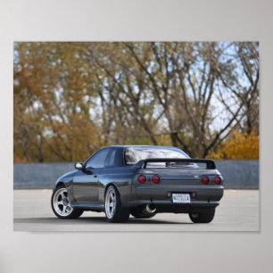 1989 NISSAN SKYLINE R32 GT-R Poster