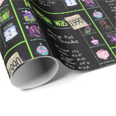 1990 Geboortejaar Trivia Cadeaupapier (Rol Hoek)