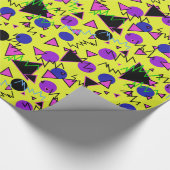 1990 gewaagd geometrisch cadeaupapier (Hoek)