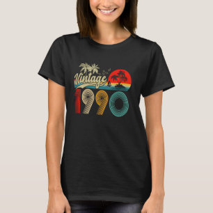 1990 Grappig 34ste Verjaardagscadeaus 34 Jaar Ol T-shirt