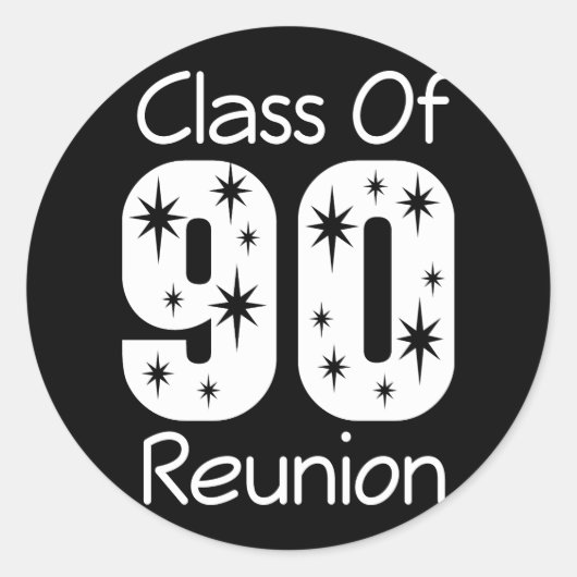 1990-klasse Reunion Stickers (Voorkant)