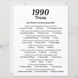 1990 Trivia spel