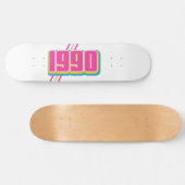 1990 vintage tekst skateboard (Horizontaal)