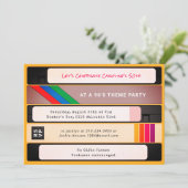 1990s  VHS Tape 90's Verjaardagsfeest Kaart (Staand voorkant)