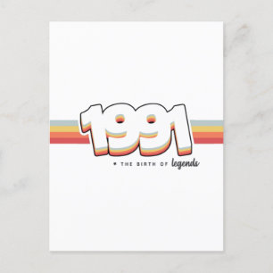 1991 De geboorte van legendes Briefkaart