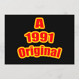 1991 Oorspronkelijk rood zwart Kaart