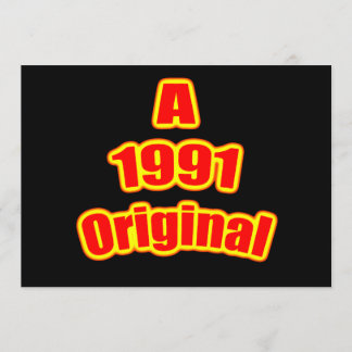 1991 Oorspronkelijk rood zwart Kaart