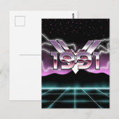 1991 Tech noir Briefkaart (Voorkant / Achterkant)