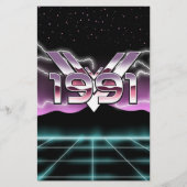 1991 Tech noir Briefpapier (Voorkant)
