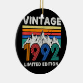  1992 30e verjaardag 30 jaar oude Mannen van Gift Keramisch Ornament (Rechts)