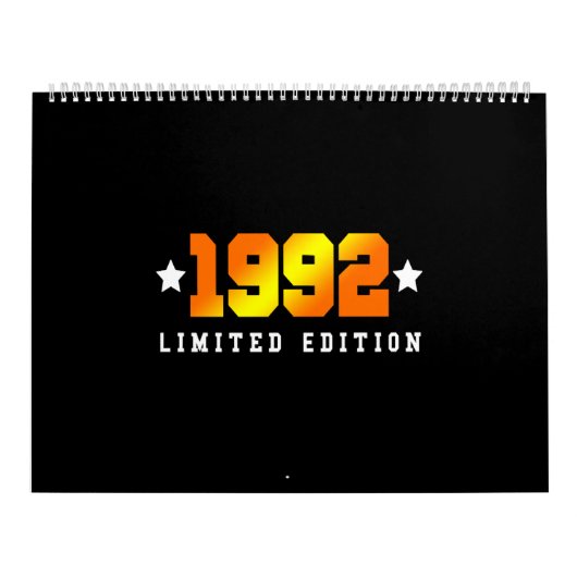 1992 Limited Edition Kalender (Hoes)