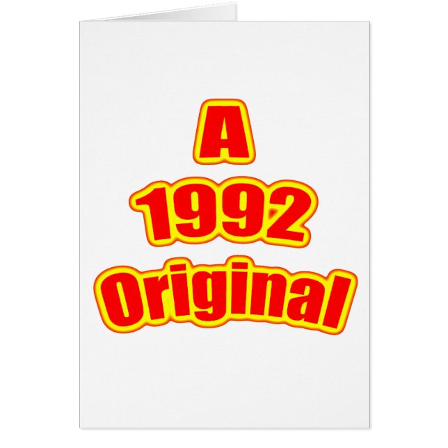 1992 Origineel Rood (Voorkant)