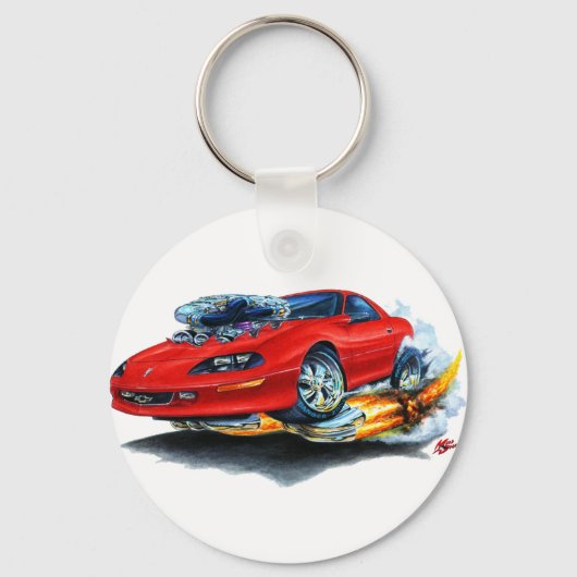 1993-97 Camaro Red Car Sleutelhanger (Voorkant)