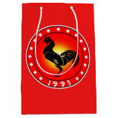 1993 Jaar van de Rooster Medium Cadeauzakje (Voorkant)