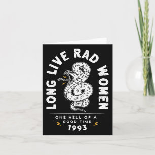 1993 Live Rad Women One Hell of a Good Time beroem Kaart
