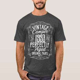 1993 Verjaardag Idee Kampeerder Scout Kamperen 199 T-shirt