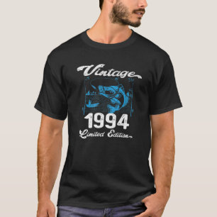 1994 - 28 jaar oude Gevist overzeese visserij T-shirt