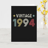  1994 30e verjaardag Gift 30 jaar oud Kaart (Gele Bloem)