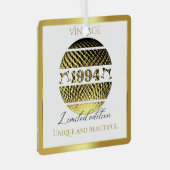  1994 30e verjaardag goud metalen ornament (Voorkant Rechts)