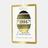  1994 30e verjaardag goud metalen ornament (Voorkant links)