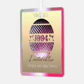 1994 30ste verjaardag roze metalen ornament (Voorkant links)