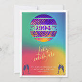 1994 30ste verjaardagsfeestje kaart (Achterkant)