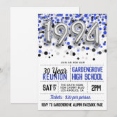 1994 High School College Reunion Uitnodiging (Voorkant / Achterkant)