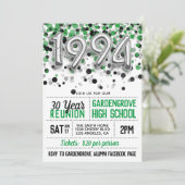 1994 High School College Reunion Uitnodiging (Staand voorkant)