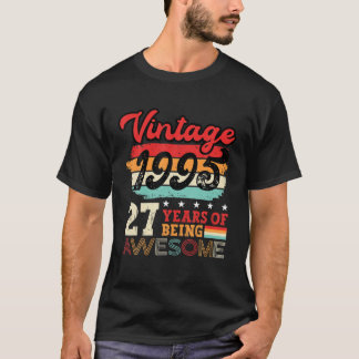  1995 27e verjaardag Legend bday 27 jaar oud T-shirt