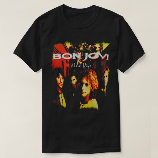 1995 Bon Jovi T-shirt Vintage classique (Design devant)