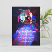 1995 Disco Ball 30th Birthday Party Invitation (Debout devant)