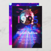 1995 Disco Ball 30th Birthday Party Invitation (Devant / Derrière)