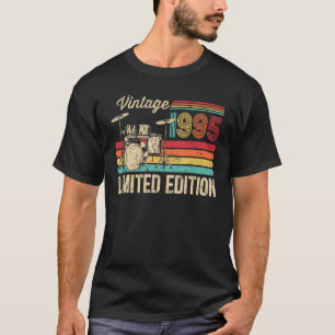 1995 Drums 28e verjaardag Drummer T-shirt