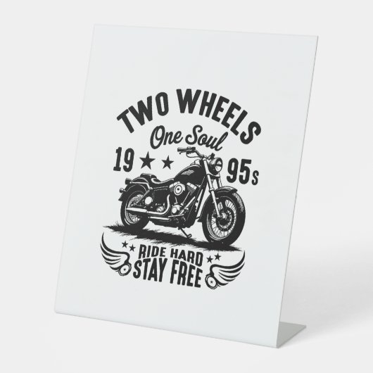 1995 Motorfiets  Reclamebord Met Voetstuk (Voorkant)