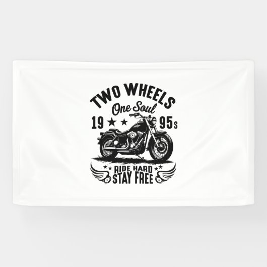 1995 Motorfiets Spandoek (Horizontaal)