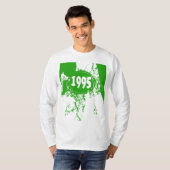1995 - Rétro vintage vert - T-shirt (Devant entier)