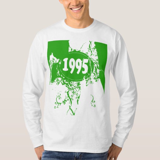 1995 - Rétro vintage vert - T-shirt (Devant)