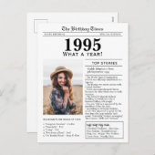 1995 Verjaardag Briefkaart (Voorkant / Achterkant)