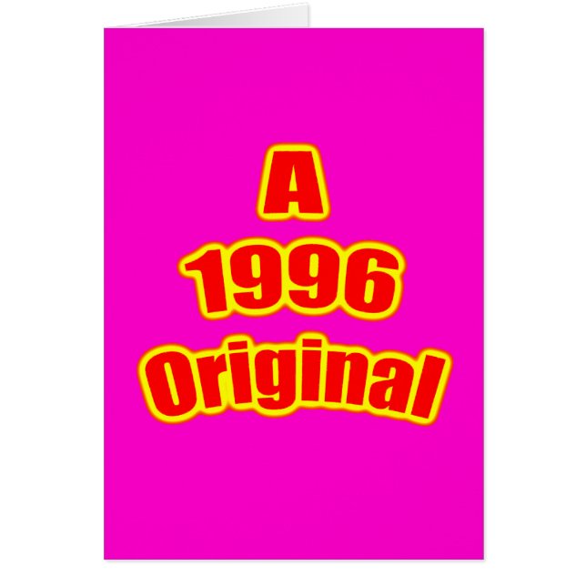 1996 Original Red Mag (Voorkant)