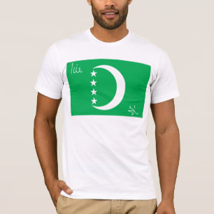 1996) T-shirts des Comores Flag (