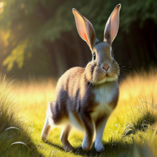 "1997" Lapin sur la toile de terrain