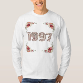 1997 Numbers Art Design T-shirt