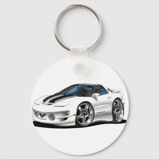 1998-02 Trans Am White Firehawk Sleutelhanger (Voorkant)