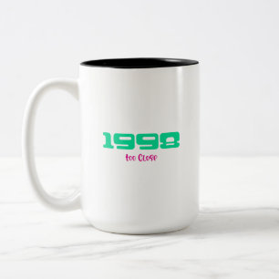1998 Topnummer, Te dichtbij Tweekleurige Koffiemok