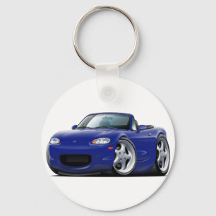 1999-05 Donkerblauwe Auto Miata Sleutelhanger