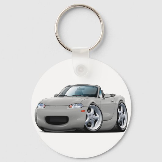 1999-05 Miata Silver Car Sleutelhanger (Voorkant)