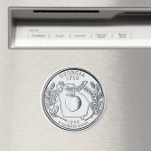 1999 Georgia State Quarter magneet (Insitu (Vaatwasser))